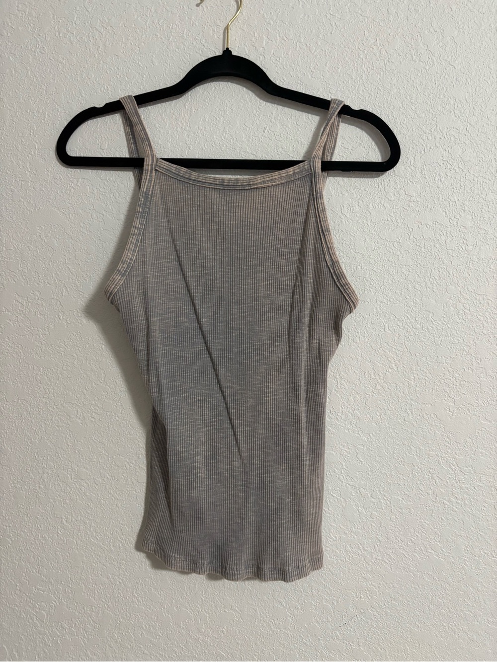 Kori Ribbed Tank Top in Taupe